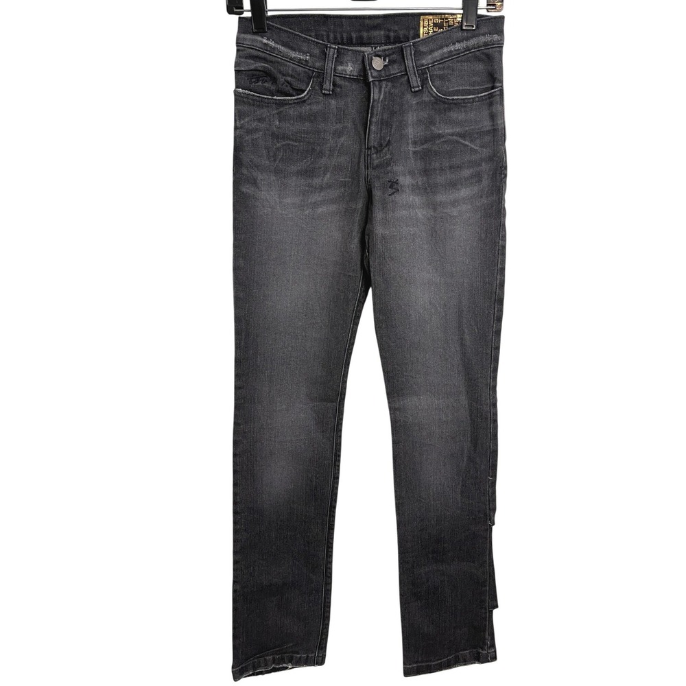 Vintage Y2K Tsubi Ksubi Lean Bean Black Indie Sleaze Grunge Jeans Size 26 US 3